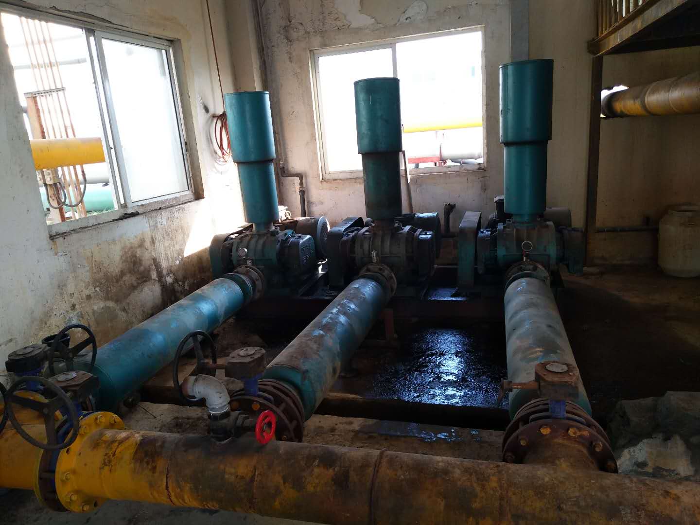 江蘇污水處理廠曝氣羅茨風機